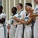 Father Gabriel Richard senior Ashton Hundley and team celebrates from the bench on Tuesday. Daniel Brenner I AnnArbor.com